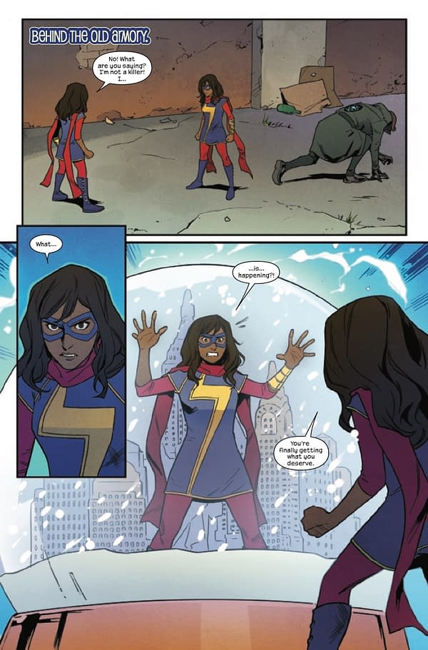 Interior preview page from MS. MARVEL: BEYOND THE LIMIT #4 MASHAL AHMED COVER