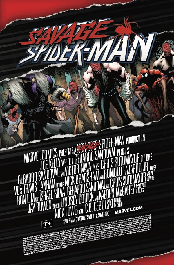 Interior preview page from SAVAGE SPIDER-MAN #2 NICK BRADSHAW COVER