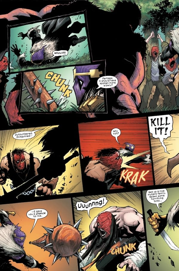 Interior preview page from SAVAGE SPIDER-MAN #2 NICK BRADSHAW COVER