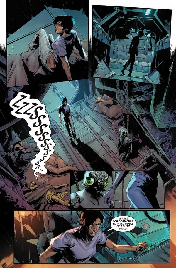 Interior preview page from STAR WARS: BOUNTY HUNTERS #21 GIUSEPPE CAMUNCOLI COVER