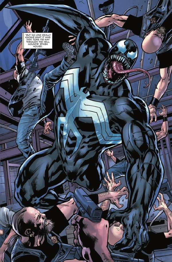 Interior preview page from VENOM #6 BRYAN HITCH COVER