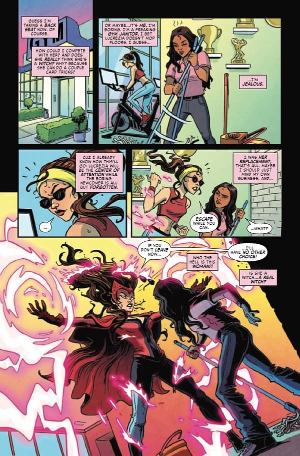 Interior preview page from WOMEN OF MARVEL #1 MIRKA ANDOLFO COVER