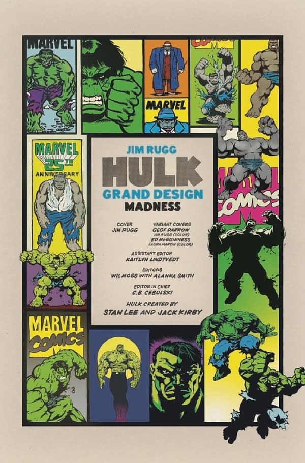 Interior preview page from HULK GRAND DESIGN: MADNESS #1 JIM RUGG COVER
