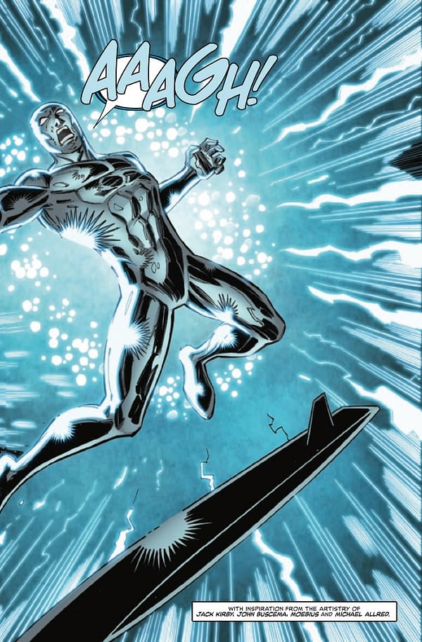 Interior preview page from SILVER SURFER: REBIRTH #4 RON LIM COVER