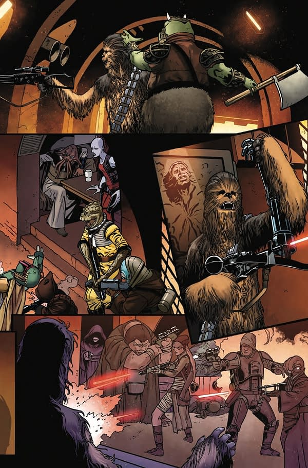 Interior preview page from STAR WARS #22 CARLO PAGULAYAN COVER