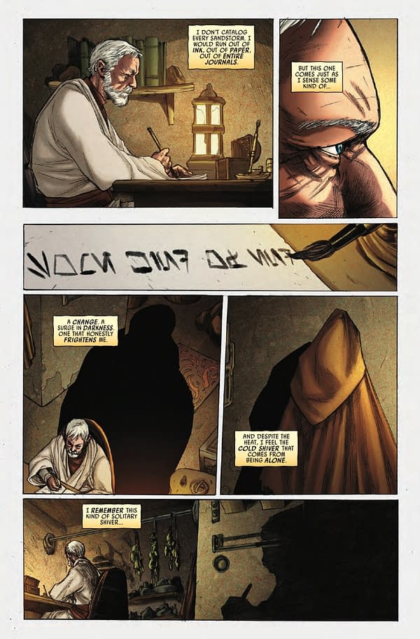 Interior preview page from STAR WARS: OBI-WAN KENOBI #1 PHIL NOTO COVER