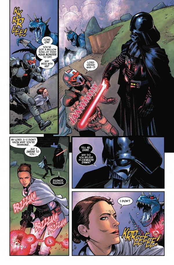 Interior preview page from STAR WARS: DARTH VADER #22 PAUL RENAUD COVER