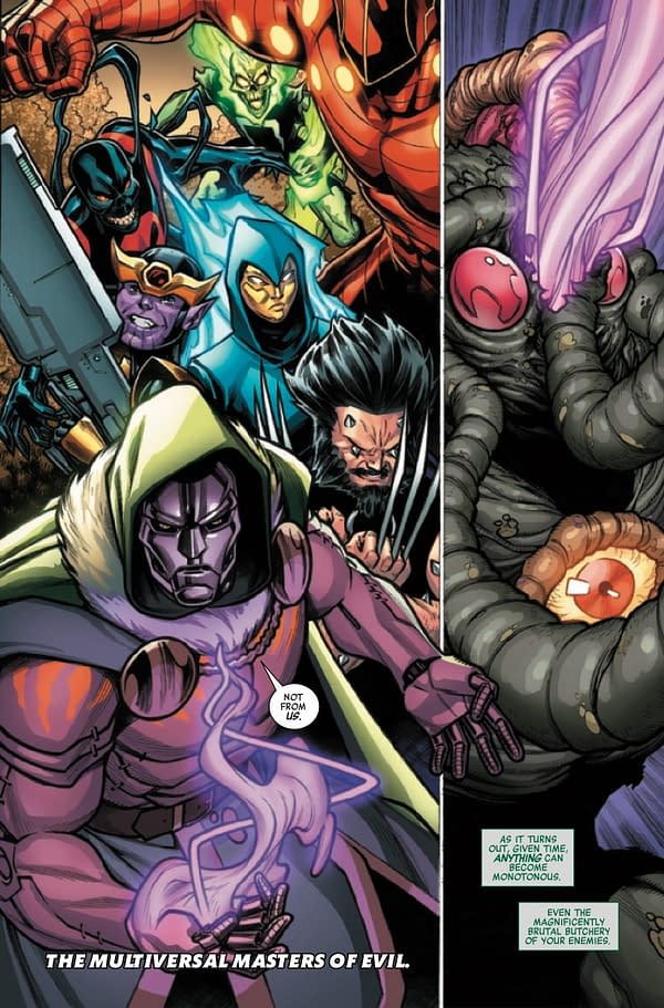 Interior preview page from AVENGERS FOREVER #5 AARON KUDER COVER