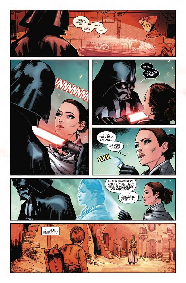 Interior preview page from STAR WARS: DARTH VADER #23 PAUL RENAUD COVER