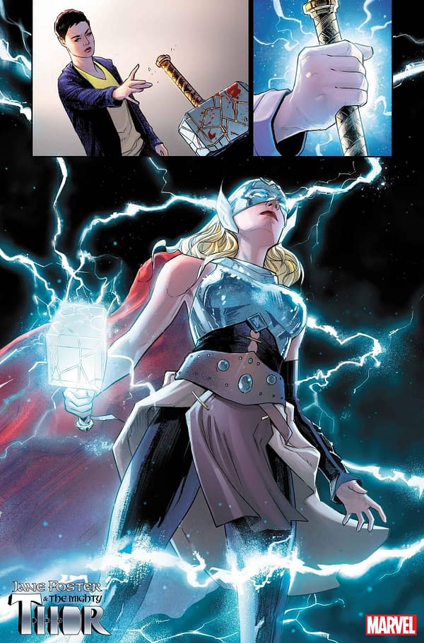 Jane Foster Picks Up the Hammer Again in Mighty Thor #1 First Look