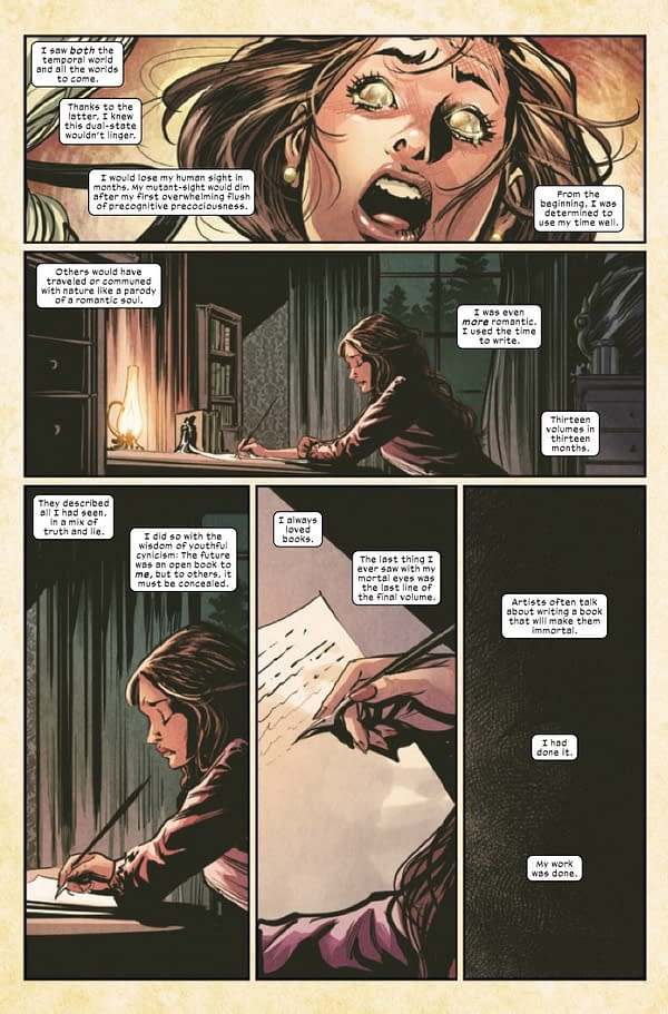 Interior preview page from IMMORTAL X-MEN #3 MARK BROOKS COVER