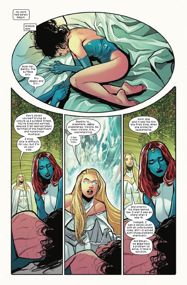 Interior preview page from IMMORTAL X-MEN #3 MARK BROOKS COVER