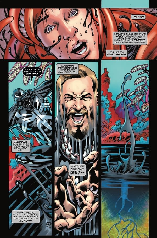 Interior preview page from VENOM #8 BRYAN HITCH COVER