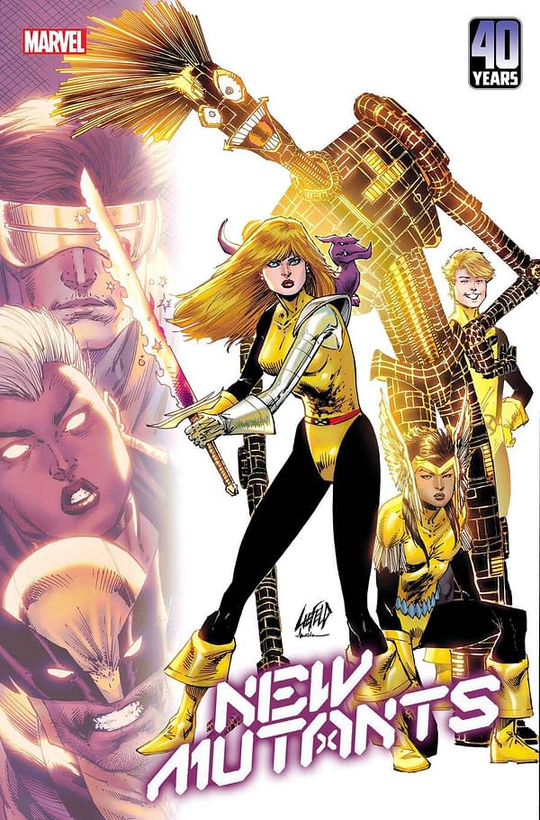 Rob Liefeld Variant Cover to New Mutants #30