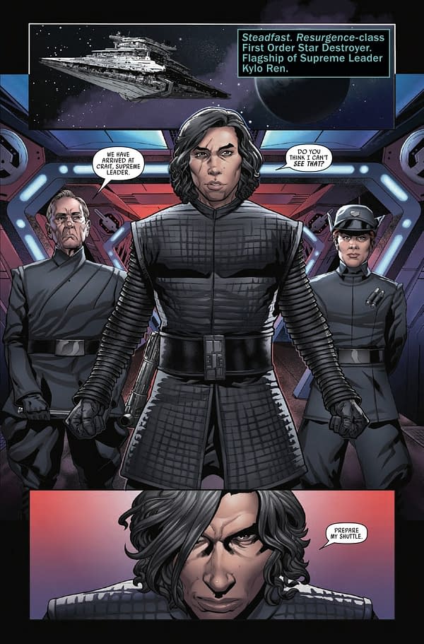 Interior preview page from STAR WARS #25 CARLO PAGULAYAN COVER