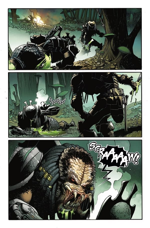 Interior preview page from PREDATOR #1 LEINIL YU COVER