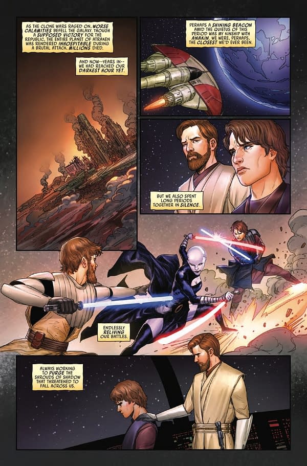 Interior preview page from STAR WARS: OBI-WAN KENOBI #4 PHIL NOTO COVER