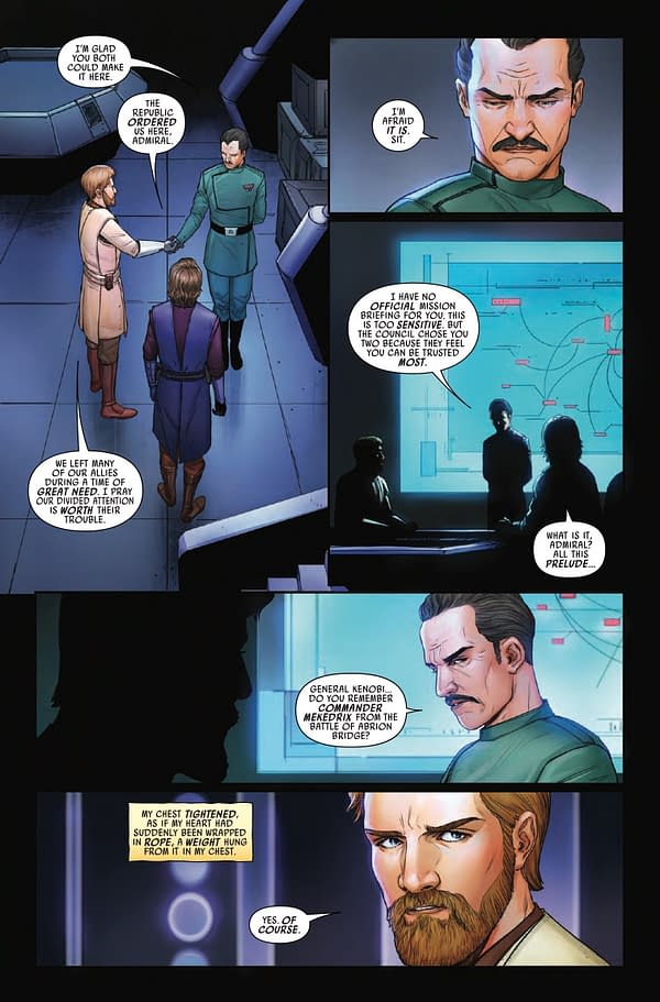 Interior preview page from STAR WARS: OBI-WAN KENOBI #4 PHIL NOTO COVER