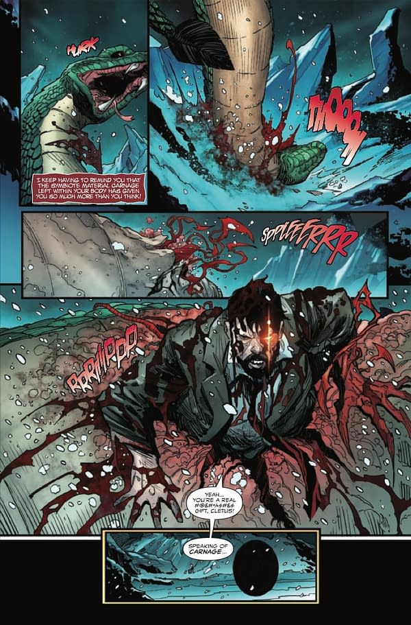 Interior preview page from CARNAGE #6 KENDRICK "KUNKKA" LIM COVER