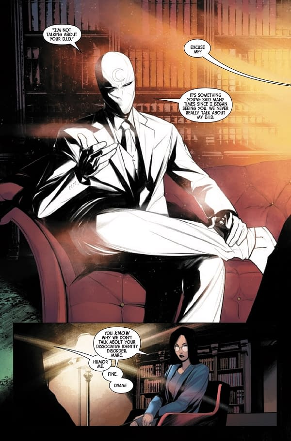 Interior preview page from MOON KNIGHT #15 STEPHEN SEGOVIA COVER