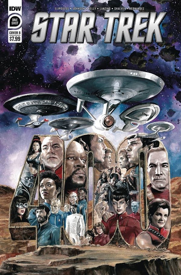 Cover image for STAR TREK #400 CVR B WOODWARD