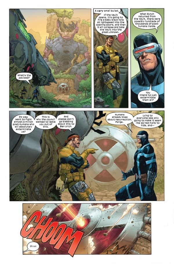 Interior preview page from X-MEN #15 MARTIN COCCOLO COVER