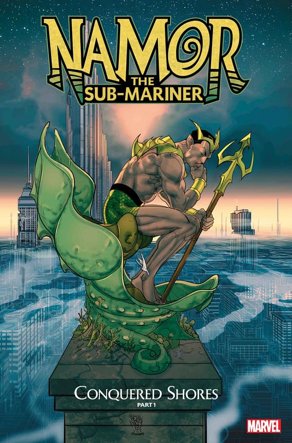 Cover image for NAMOR THE SUB-MARINER: CONQUERED SHORES #1 PASQUAL FERRY COVER