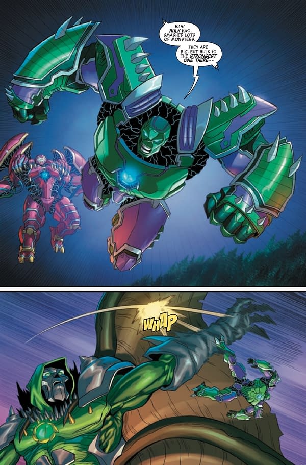 Interior preview page from MECH STRIKE: MONSTER HUNTERS #5 E.J. SU COVER