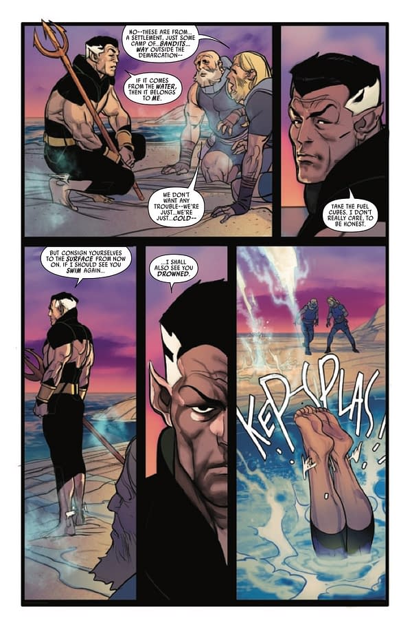 Interior preview page from NAMOR THE SUB-MARINER: CONQUERED SHORES #1 PASQUAL FERRY COVER