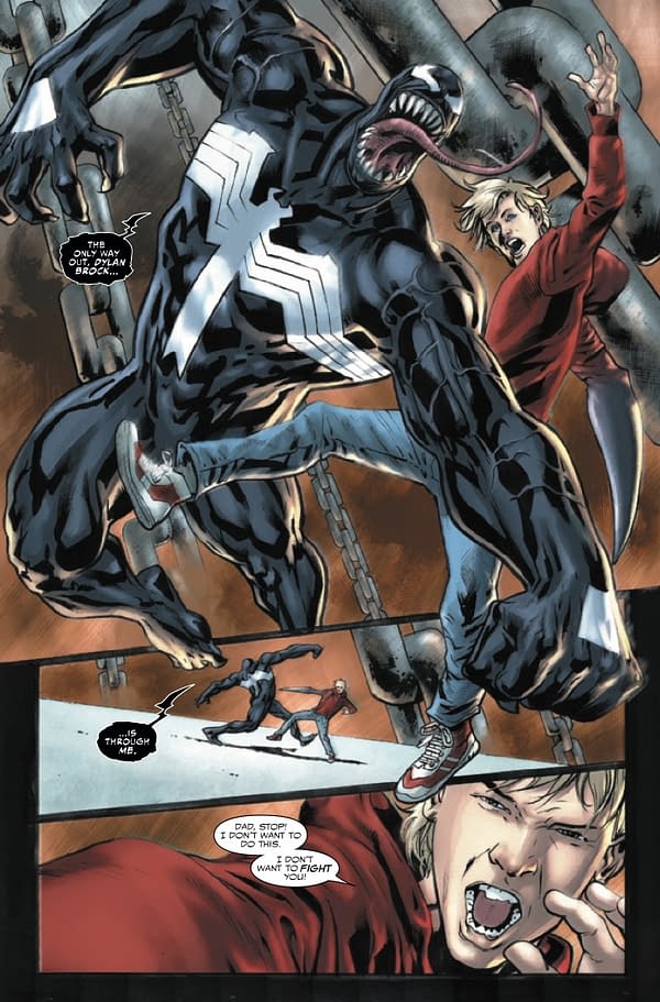 Interior preview page from VENOM #12 BRYAN HITCH COVER