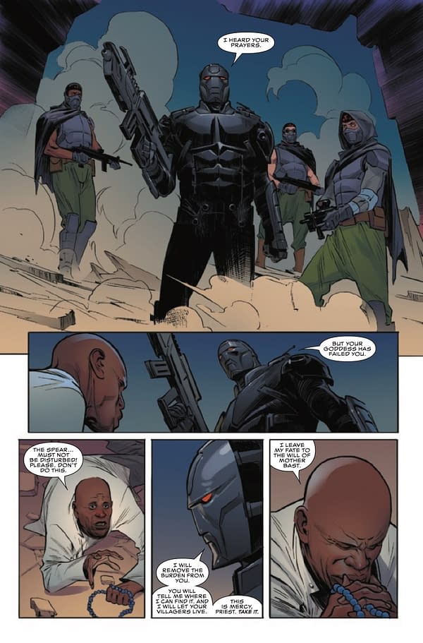 Interior preview page from BLACK PANTHER UNCONQUERED #1 KEN LASHLEY COVER