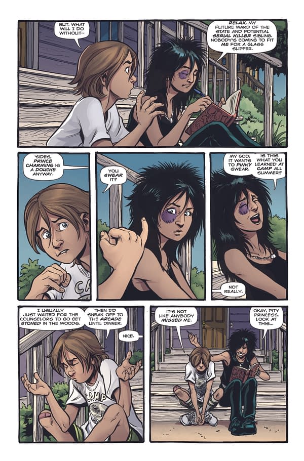 Preview of Helloween #3 by joe Harris and Axel Medellin, in stores December 28th from Opus Comics