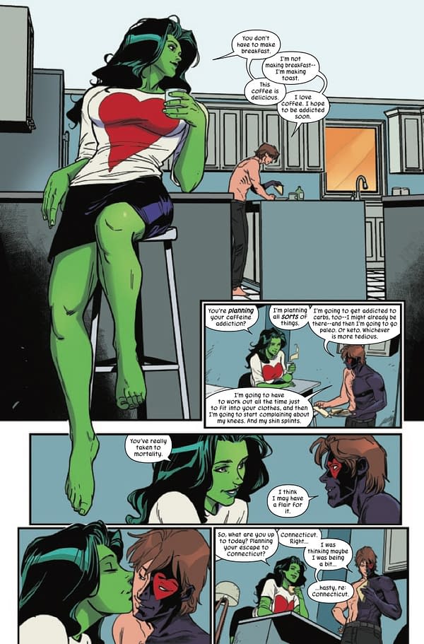 Interior preview page from SHE-HULK #7 JEN BARTEL COVER