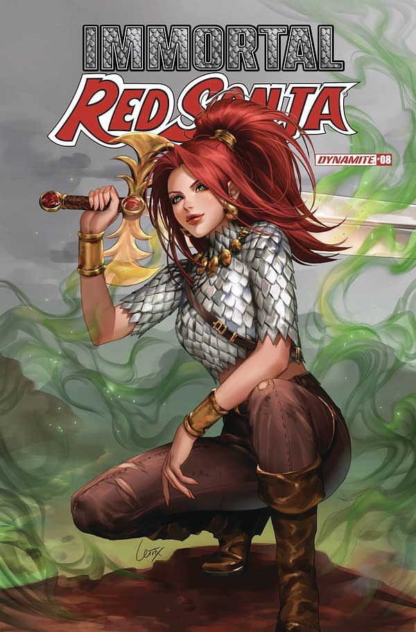 Cover image for Immortal Red Sonja #8