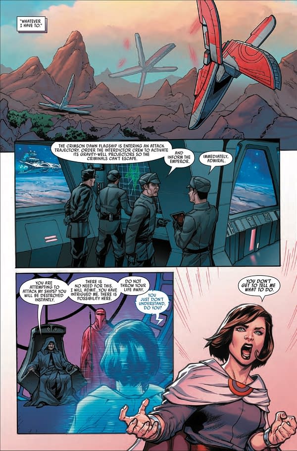 Interior preview page from STAR WARS: HIDDEN EMPIRE #1 PAULO SIQUEIRA COVER