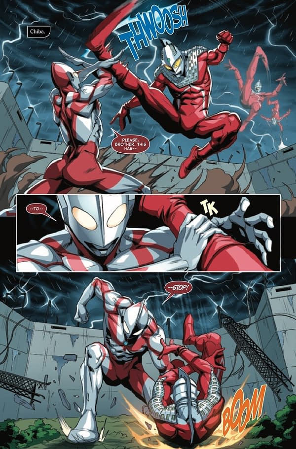 Interior preview page from ULTRAMAN: MYSTERY OF THE ULTRASEVEN #4 EJ SU COVER