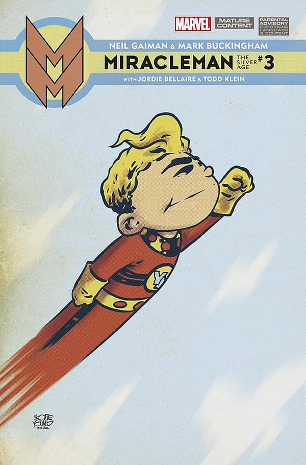 Cover image for MIRACLEMAN BY GAIMAN & BUCKINGHAM: THE SILVER AGE 3 YOUNG VARIANT