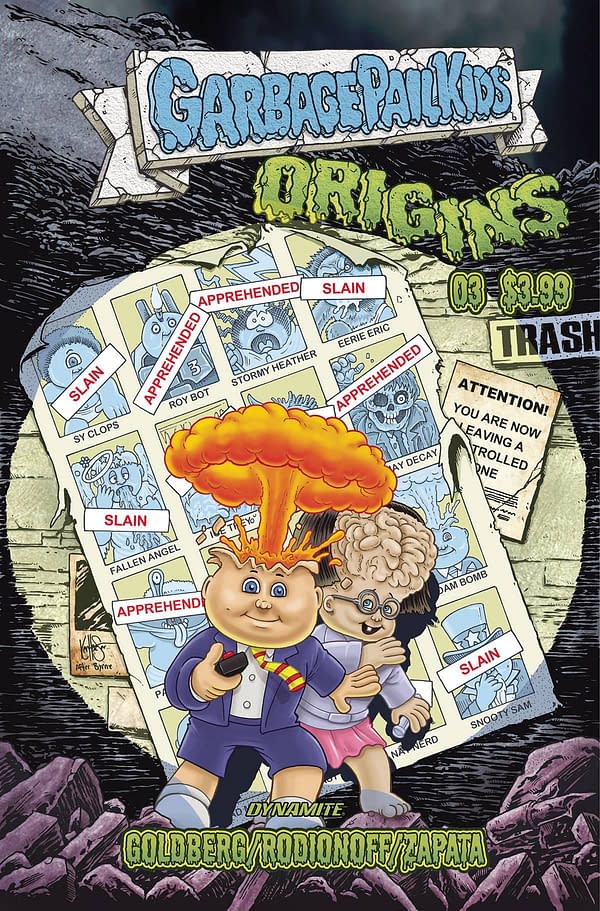 Cover image for GARBAGE PAIL KIDS ORIGINS #3 CVR J FOC HAESER ORIGINAL