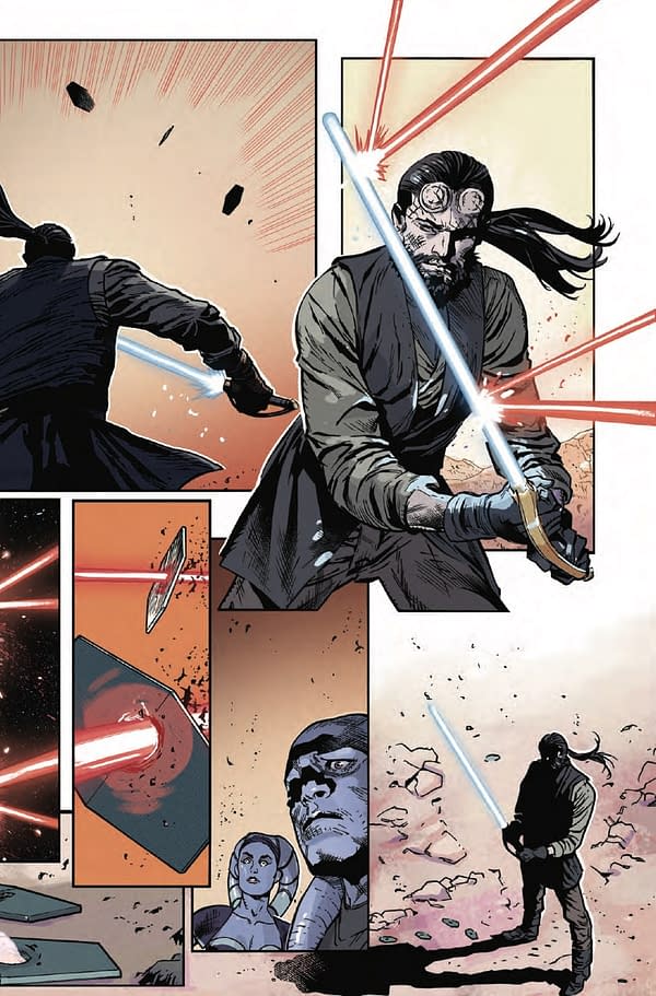 Interior preview page from STAR WARS: THE HIGH REPUBLIC: THE BLADE #1 GIUSEPPE CAMUNCOLI COVER