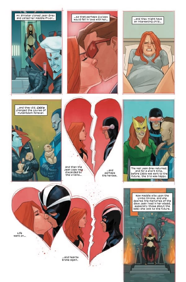 Interior preview page from DARK WEB: X-MEN #3 PHIL NOTO COVER