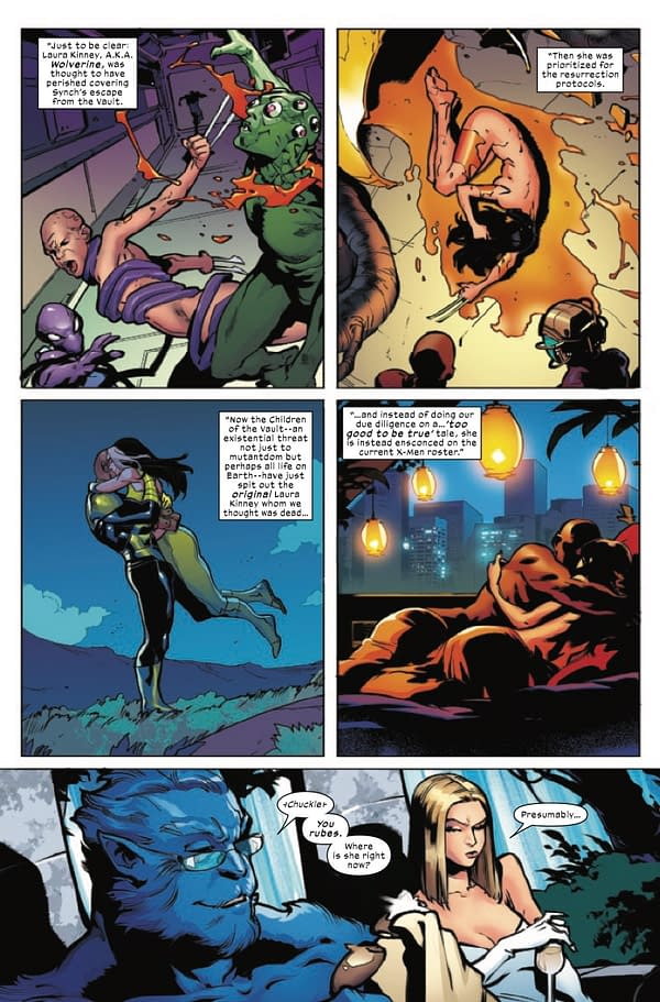 Interior preview page from X-MEN #18 MARTIN COCCOLO COVER
