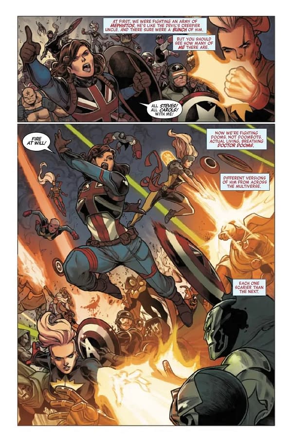 Interior preview page from AVENGERS FOREVER #14  AARON KUDER COVER