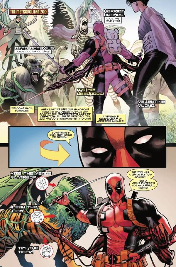 Interior preview page from DEADPOOL #4 MARTIN COCCOLO COVER