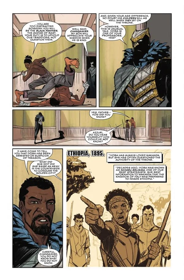 Page D'Aperçu Intérieur De Marvel'S Voices Wakanda Forever #1 Ken Lashley Cover