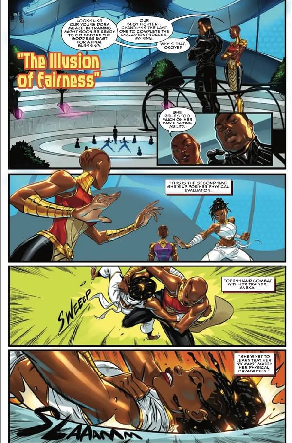 Page D'Aperçu Intérieur De Marvel'S Voices Wakanda Forever #1 Ken Lashley Cover
