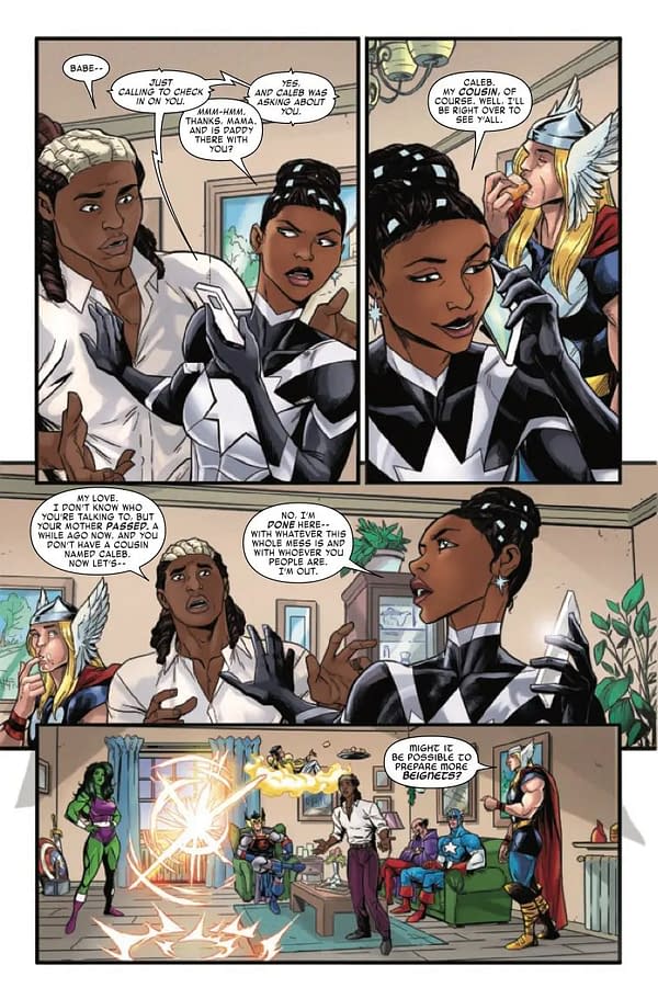 Interior preview page from MONICA RAMBEAU: PHOTON #3 LUCA MARESCA COVER