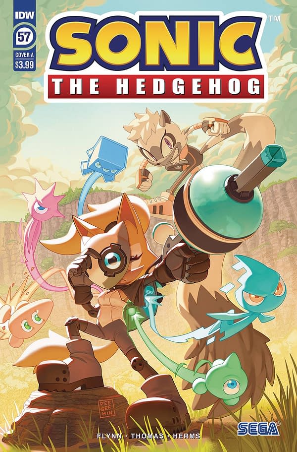 Cover image for Sonic the Hedgehog #57