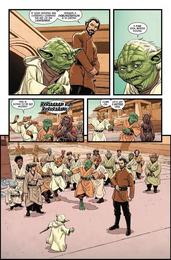 Interior preview page from STAR WARS: YODA #4 PHIL NOTO COVER