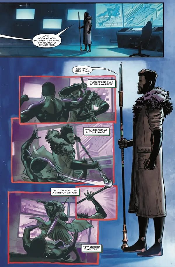 Interior preview page from BLACK PANTHER #15 ALEX ROSS COVER