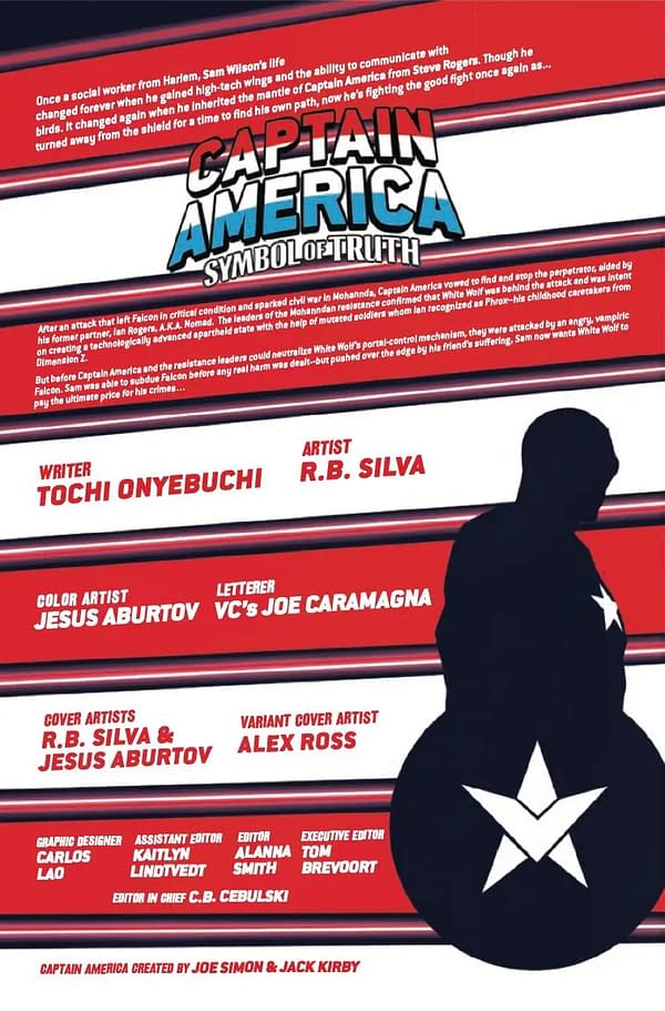 Interior preview page from CAPTAIN AMERICA: SYMBOL OF TRUTH #11 R.B. SILVA COVER